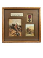 British Zulu War Isandhlwana Victoria Cross Framed Print 19" X 21"