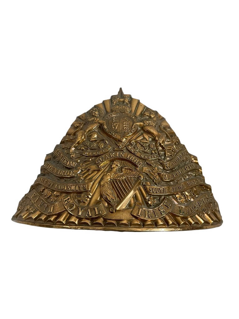 5th Royal Irish Lancers Czapka Helmet Plate 5th Royal Irish Lancers Czapka Helmet Plate