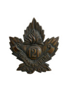 WW1 Canadian CEF 121st Battalion Western Irish Cap Badge