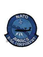 NATO AWACS E-3A Component Squadron Crest Patch NATO AWACS E-3A Component Squadron Crest Patch