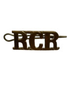 WW1 Canadian CEF Royal Canadian Regiment RCR Shoulder Title Insignia Single