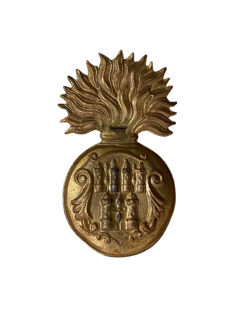 British Royal Dublin Fusiliers Glengarry Badge British Royal Dublin Fusiliers Glengarry Badge