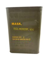 US Army M9A1 Gas Mask Unopened In Tin Size Small