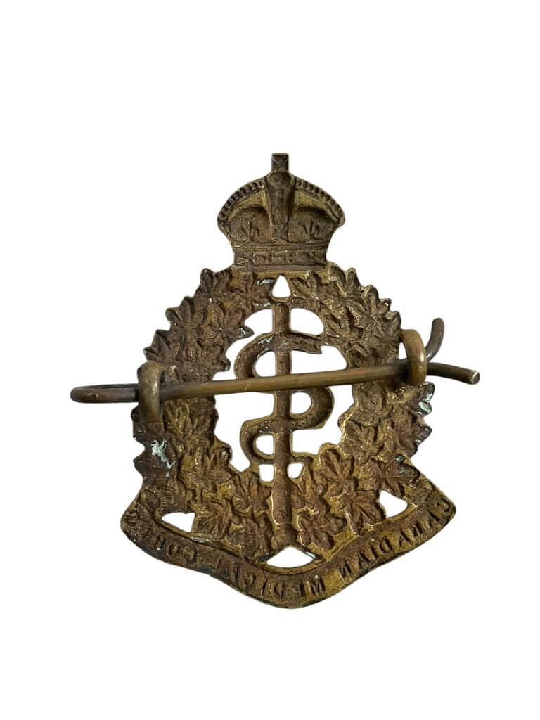 WW1 Canadian CEF Medical Corps Cap Badge WW1 Canadian CEF Medical Corps Cap Badge
