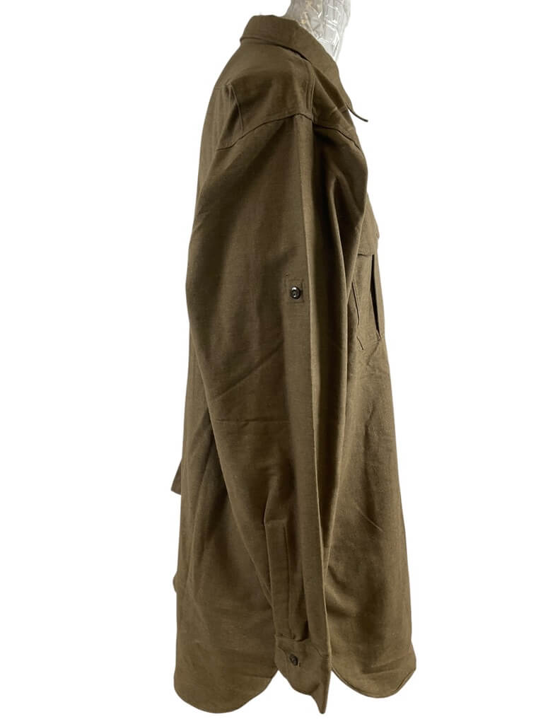 Canadian Army Korean War Shirt C Broad Arrowed Size 17 1/2 Canadian Army Korean War Shirt C Broad Arrowed Size 17 1/2