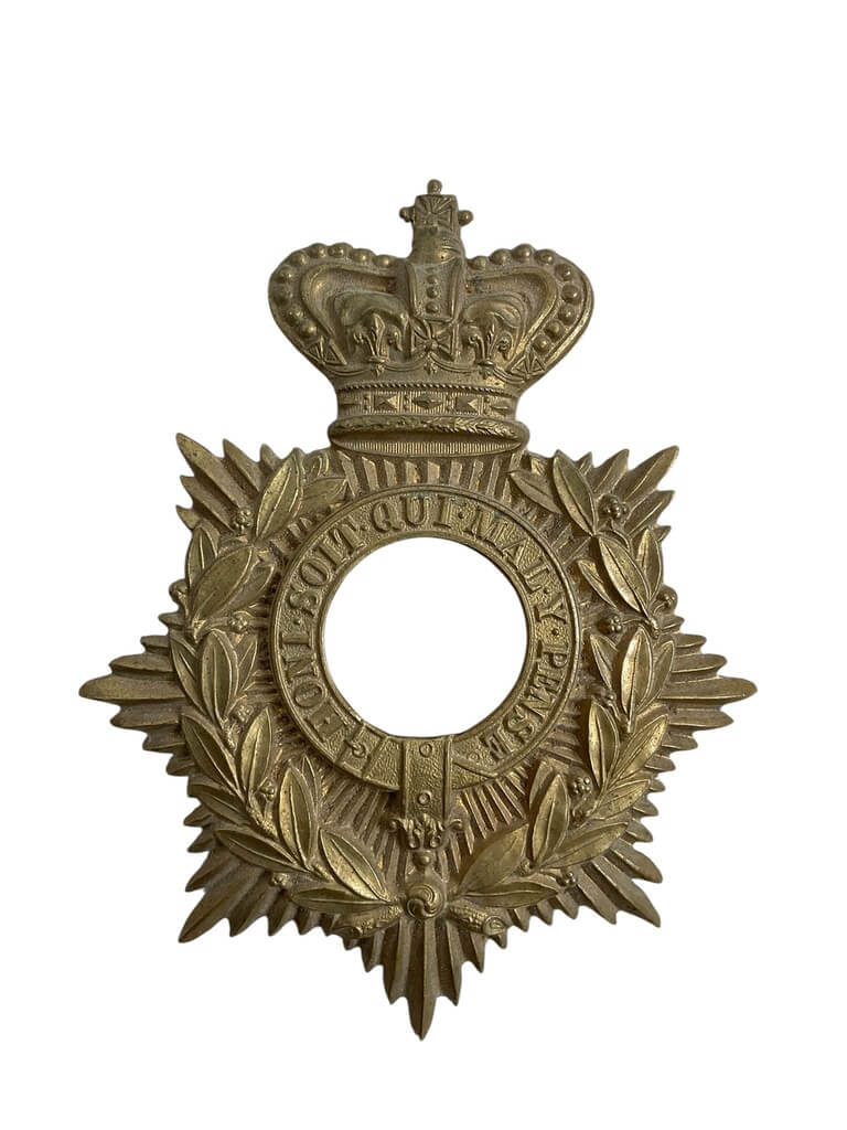 British Victorian Helmet Plate British Victorian Helmet Plate