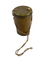 WW2 British Civilian Gas Mask Tin Named EMPTY