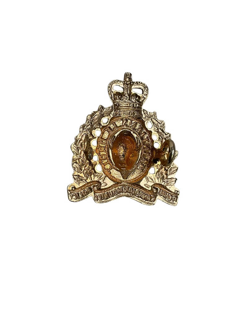 Royal Canadian Mounted Police RCMP Collars Insignia Pair Royal Canadian Mounted Police RCMP Collars Insignia Pair