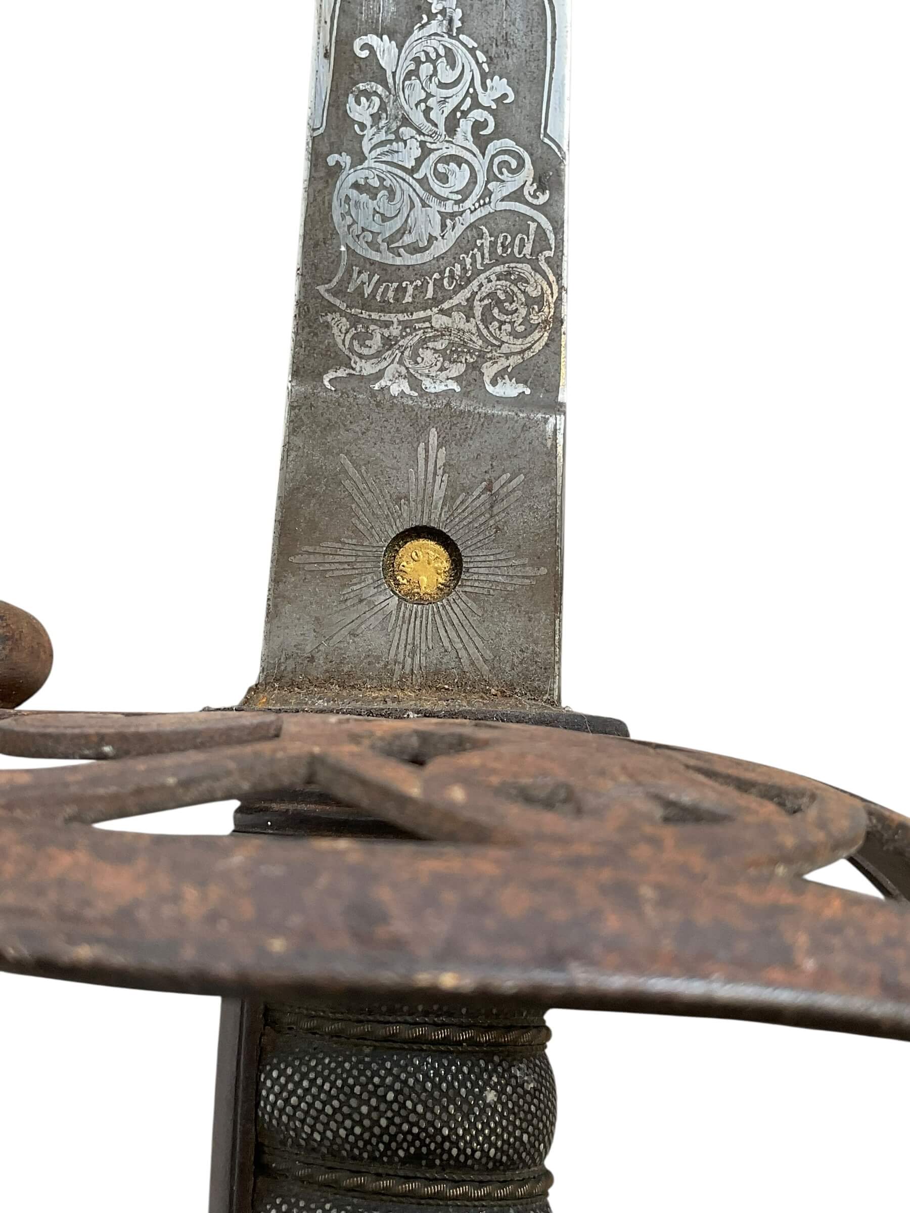 Victorian Royal Irish Constabulary Officers Sword with Scabbard Maker J Ireland and Sons Dublin Victorian Royal Irish Constabulary Officers Sword with Scabbard Maker J Ireland and Sons Dublin