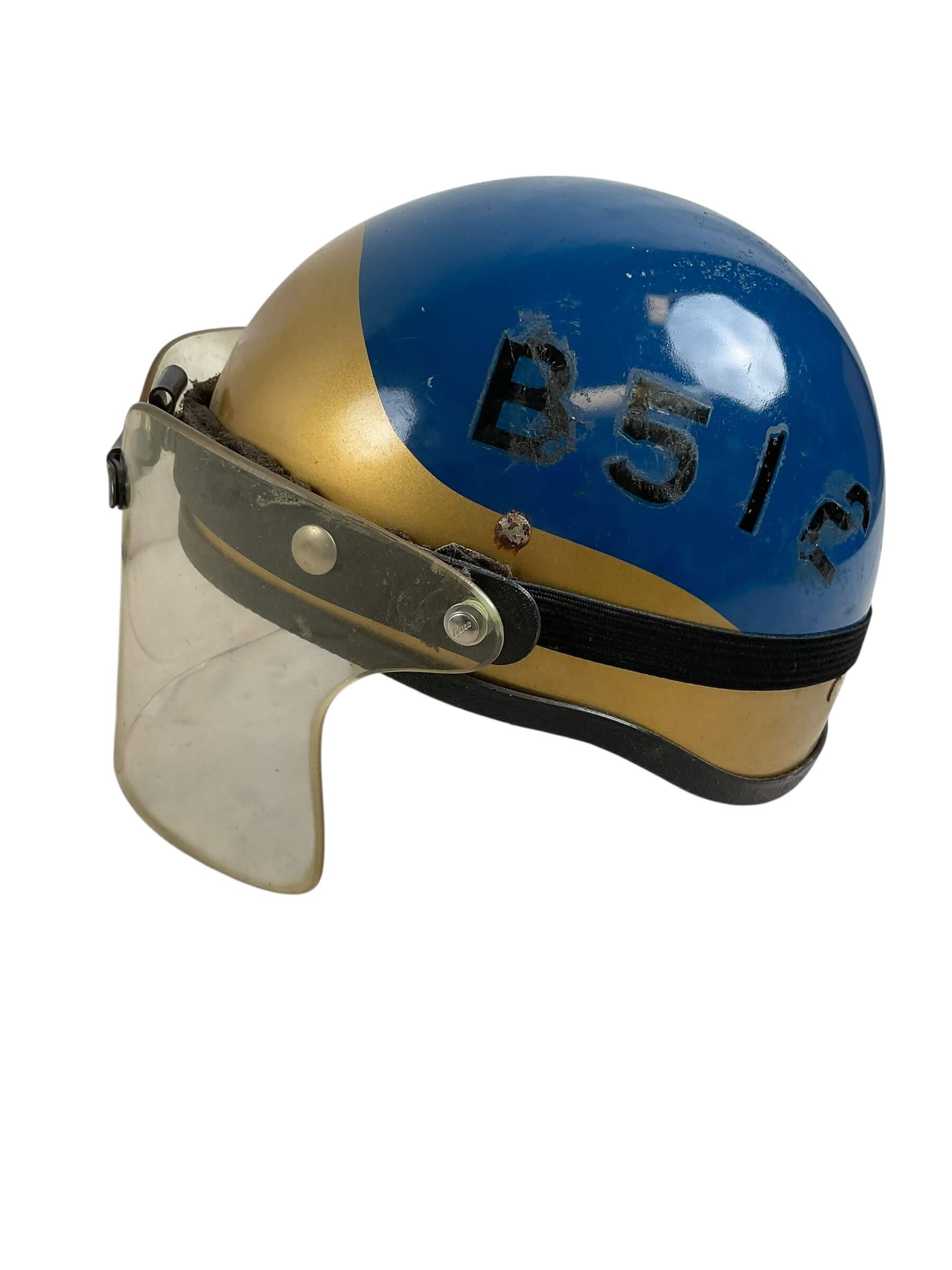 Royal Canadian Mounted Police RCMP B Division Newfoundland Riot Helmet Numbered Royal Canadian Mounted Police RCMP B Division Newfoundland Riot Helmet Numbered