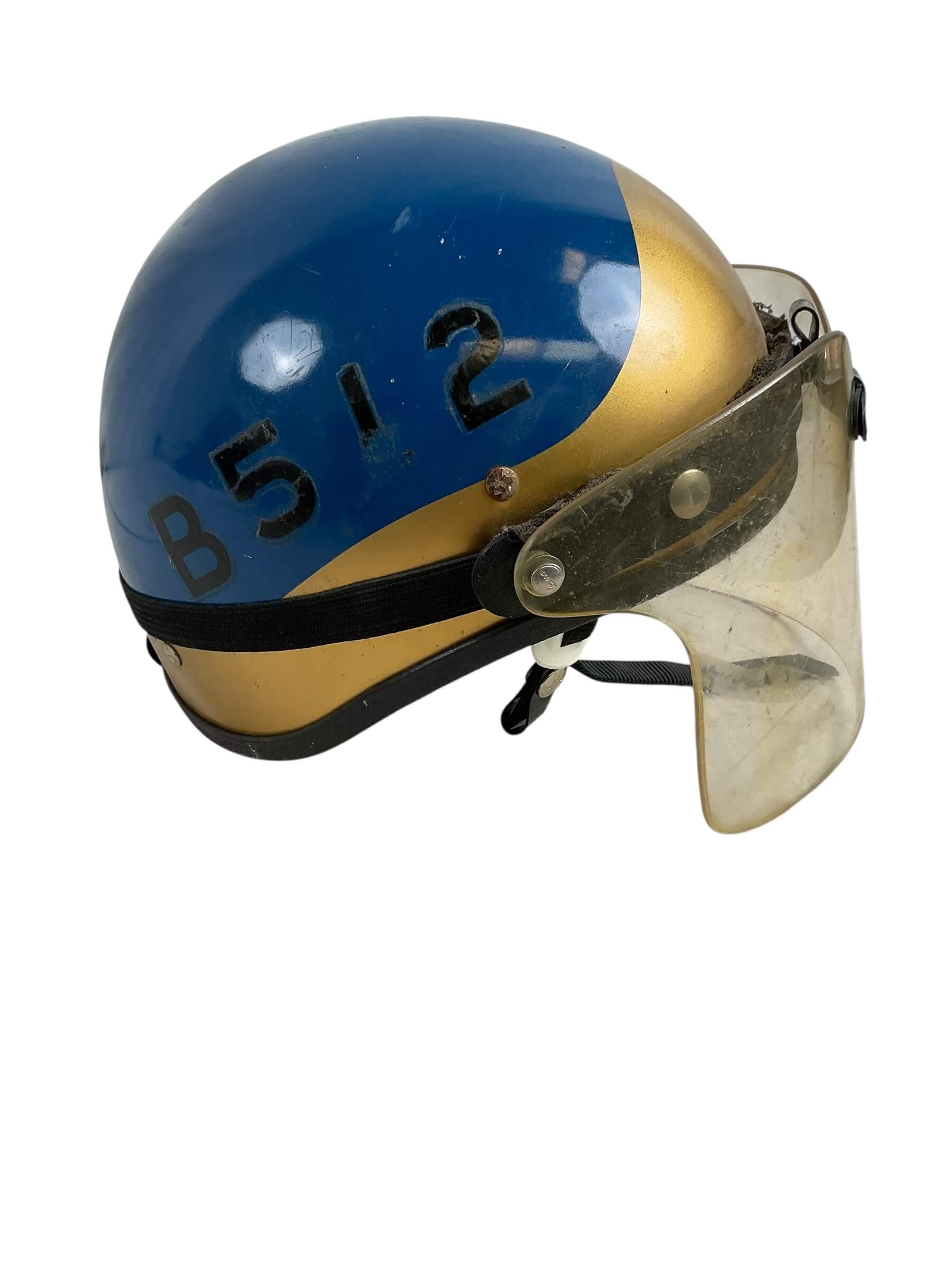 Royal Canadian Mounted Police RCMP B Division Newfoundland Riot Helmet Numbered Royal Canadian Mounted Police RCMP B Division Newfoundland Riot Helmet Numbered