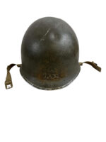 WW2 US M1 Helmet Fixed Bale Military Police 21st Corps Westinghouse Liner