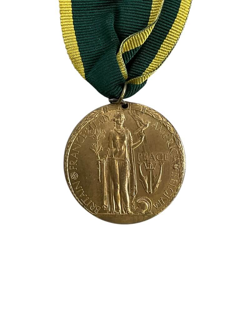WW1 British US France Peace Celebration Full Size Medal WW1 British US France Peace Celebration Full Size Medal