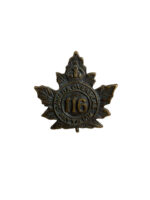 WW1 Canadian CEF 116th Battalion Collar Insignia Single