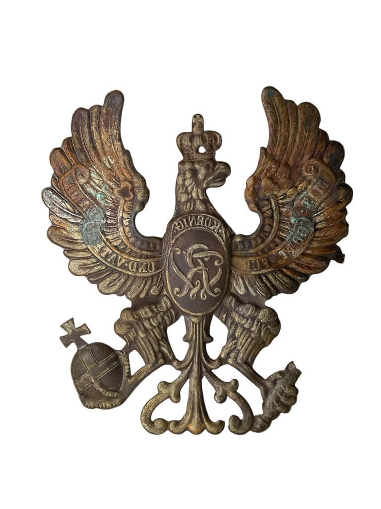 Pre WW1 Imperial German Helmet Plate Pre WW1 Imperial German Helmet Plate