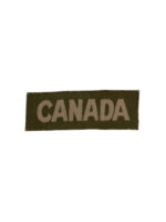 WW2 Canadian Army Canvas CANADA Shoulder Title Insignia Single WW2 Canadian Army Canvas CANADA Shoulder Title Insignia Single