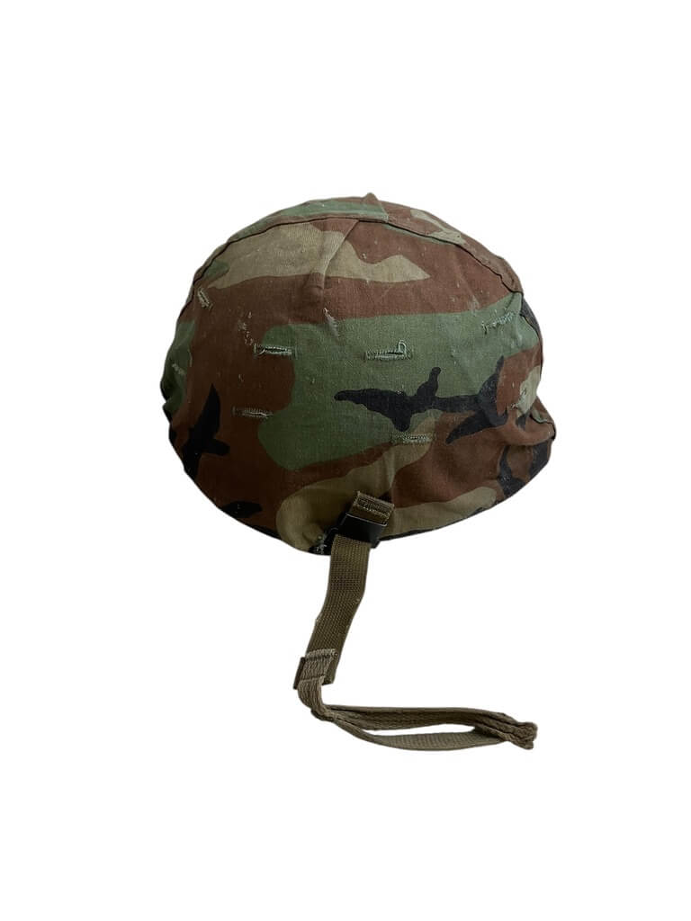 Canadian Forces M1 Steel Helmet With Woodland Cover Canadian Forces M1 Steel Helmet With Woodland Cover