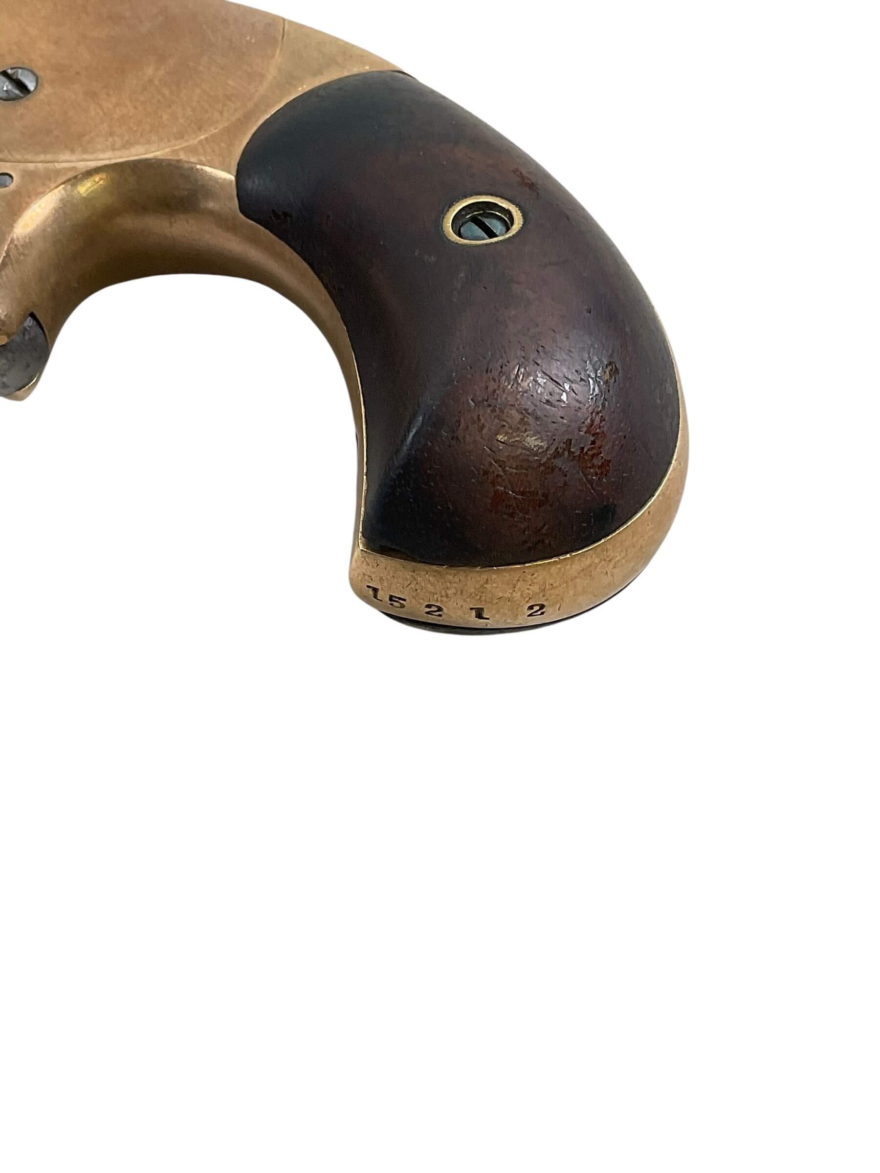 US 1871 Whitneyville Brass Framed .32 Rimfire Revolver Antique US 1871 Whitneyville Brass Framed .32 Rimfire Revolver Antique