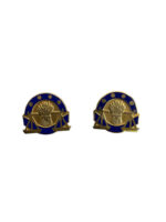 US Army DUI Distinctive Uniform Insignia 312th Supply And Service Battalion Badge Pin Pair