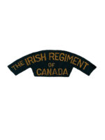 WW2 Canadian The Irish Regiment of Canada Shoulder Title Insignia Single WW2 Canadian The Irish Regiment of Canada Shoulder Title Insignia Single
