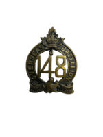 WW1 Canadian CEF 148th Battalion Cap Badge