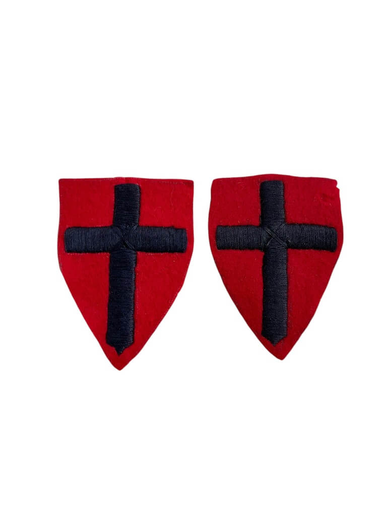 WW2 British 21st Army Group Patches Insignia Pair WW2 British 21st Army Group Patches Insignia Pair