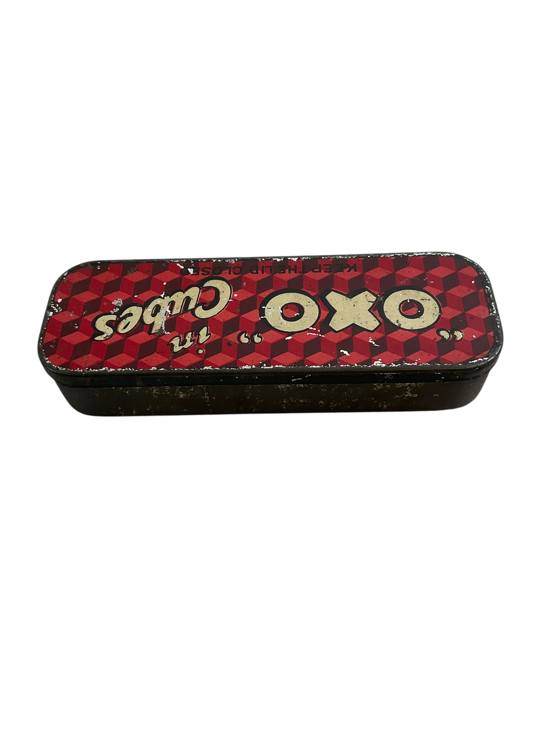 WW1 British BEF OXO In Cubes Tin EMPTY 2 WW1 British BEF OXO In Cubes Tin EMPTY 2