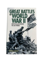 WW2 US British German Great Battles of World War 2 How the Allies Defeated the Axis Powers Used Softcover Reference Book