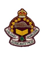 Canadian Calgary Garrison Sergeants' Mess Sports Jacket Patch 7" X 7"