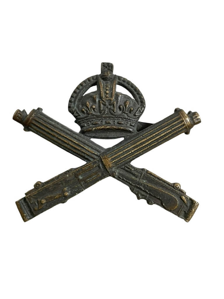WW1 British BEF OSD Bronze Officers Machine Gun Corps Cap Badge WW1 British BEF OSD Bronze Officers Machine Gun Corps Cap Badge
