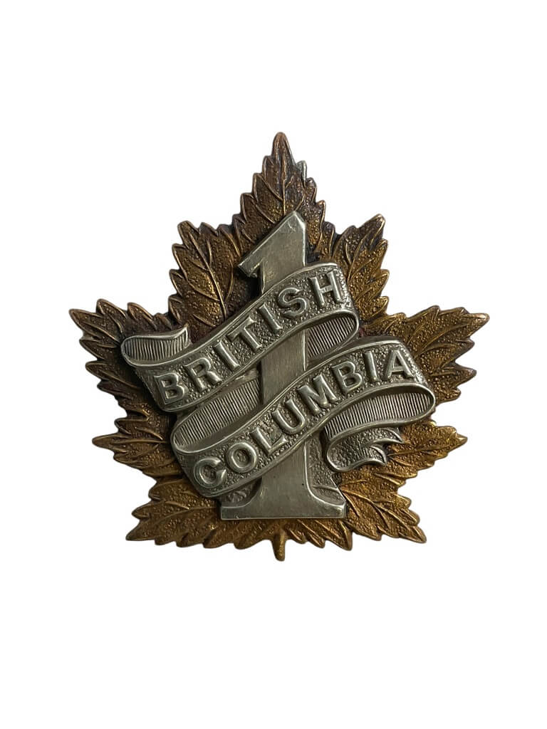 WW1 Canadian CEF 7th Battalion British Columbia Cap Badge WW1 Canadian CEF 7th Battalion British Columbia Cap Badge