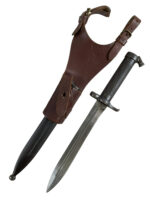 Swedish M38 Bayonet With Leather Frog