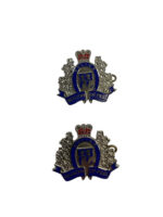 Canadian Region of Peel Police Collars Insignia Pair Canadian Region of Peel Police Collars Insignia Pair