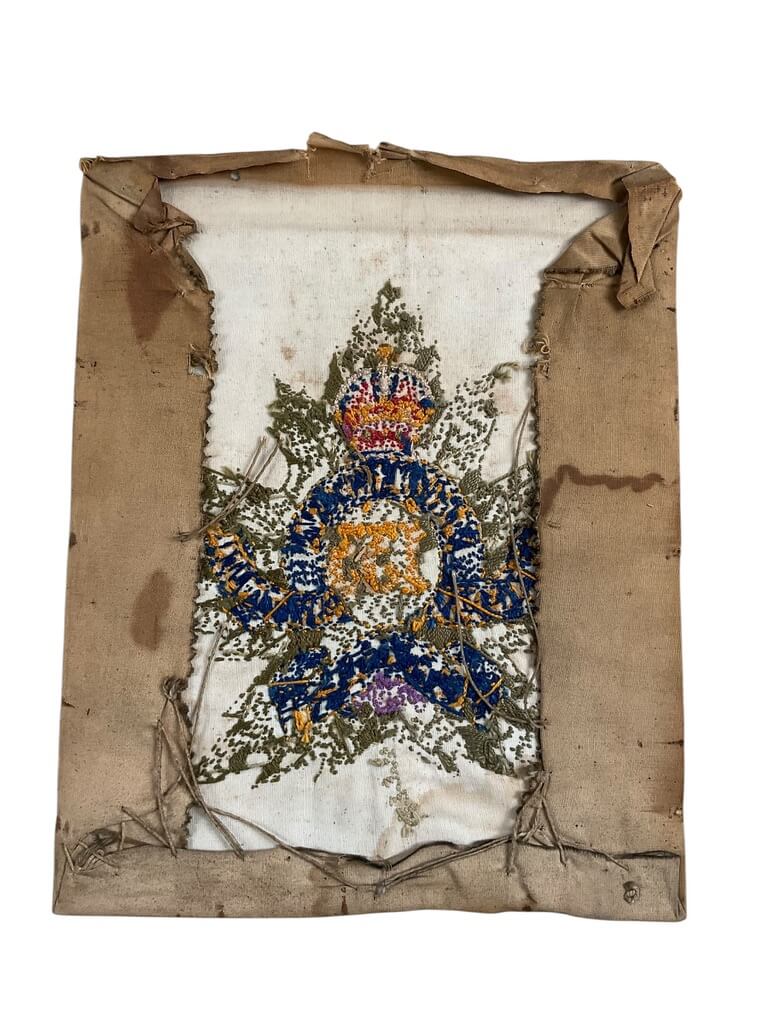 WW1 Canadian CEF 133th Battalion Needlepoint 12" X 10" WW1 Canadian CEF 133th Battalion Needlepoint 12" X 10"