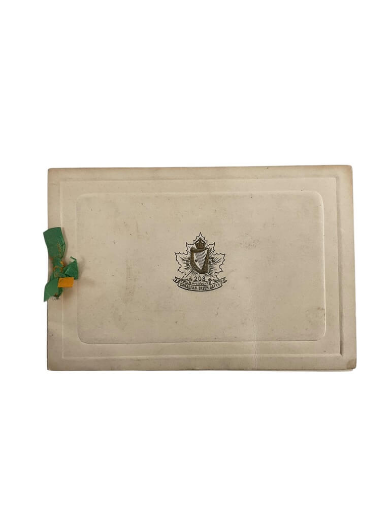 WW1 Canadian CEF 208th Battalion Christmas Card QM Staff WW1 Canadian CEF 208th Battalion Christmas Card QM Staff