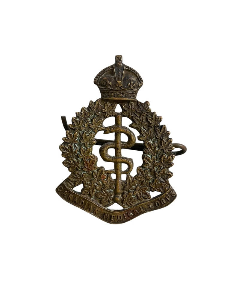 WW1 Canadian CEF Medical Corps Cap Badge WW1 Canadian CEF Medical Corps Cap Badge