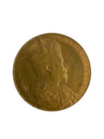 British King Edward the 7th 1902 Coronation Bronze Medallion British King Edward the 7th 1902 Coronation Bronze Medallion