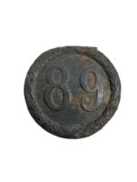 British Crimean War Era 89th Regiment Albert Pattern Helmet Plate