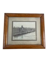 British 2nd Battalion East Yorkshire Regiment On Parade Photograph Framed 17" X 15"