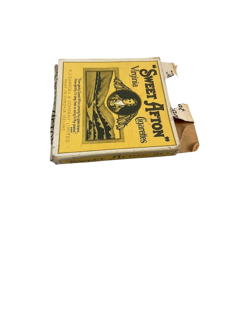 WW2 Irish Sweet Afton Cigarette Pack EMPTY WW2 Irish Sweet Afton Cigarette Pack EMPTY