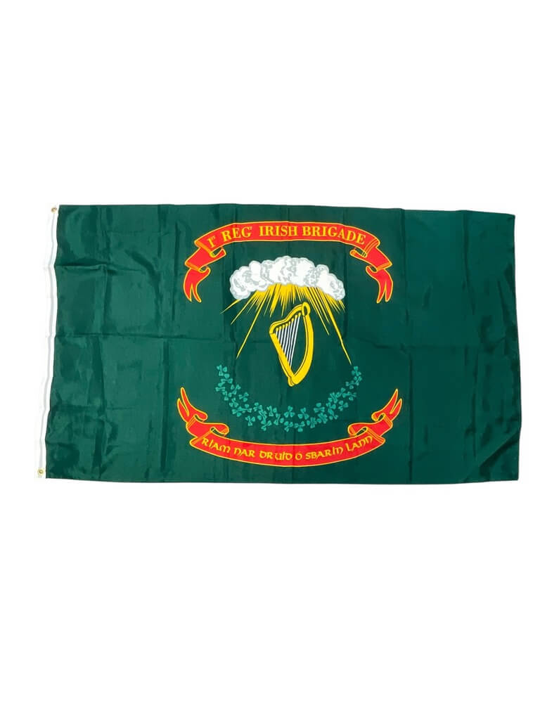 First Irish Regiment Brigade Nylon Flag 34" X 59" First Irish Regiment Brigade Nylon Flag 34" X 59"