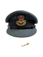 Canadian RCAF Officers Peak Cap Hat Named Size 7 1/8