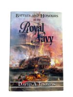 British RN Navy Battles and Honours of the Royal Navy New Hardcover Reference Book