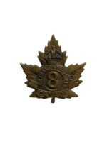 WW1 Canadian CEF 8th Central Ontario Reserve Battalion Cap Badge