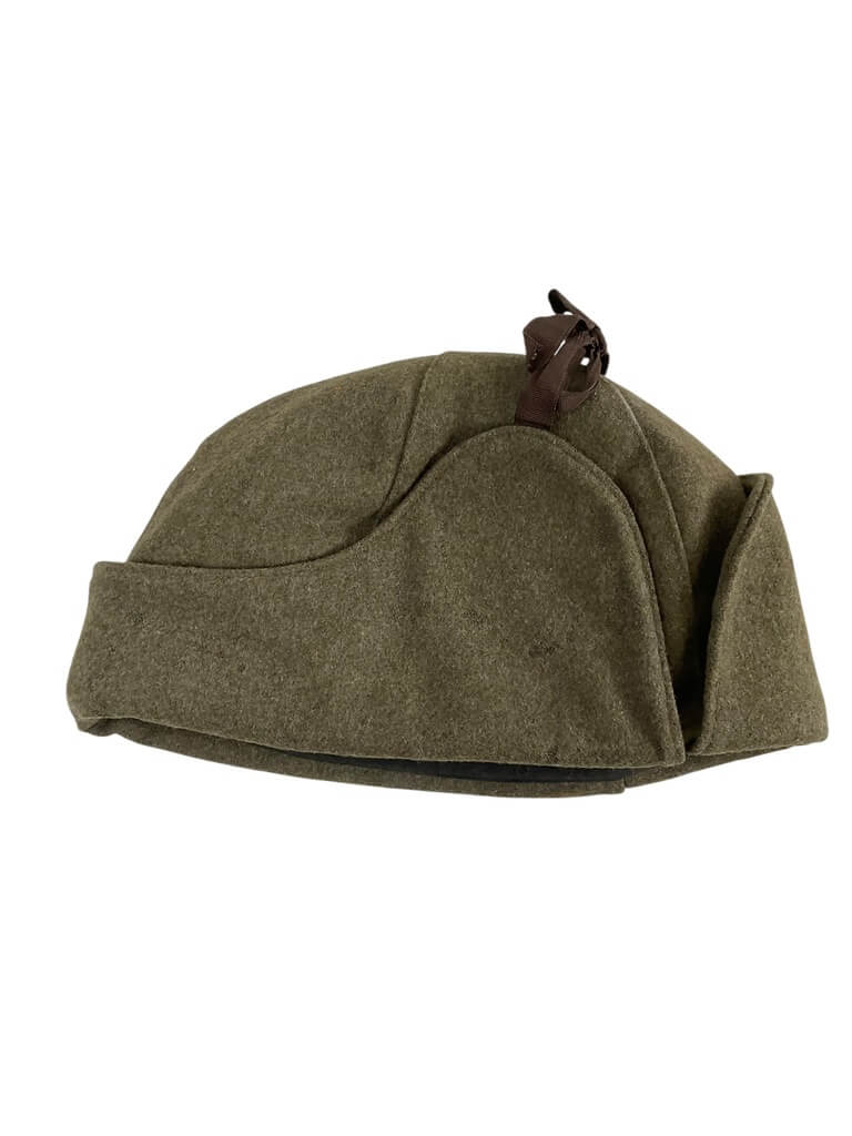 WW2 Canadian Army Winter Wool Hat Size 7 1/8 Dated 1941 WW2 Canadian Army Winter Wool Hat Size 7 1/8 Dated 1941