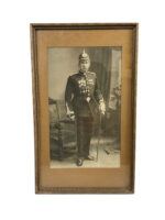 Royal Irish Constabulary Officers Framed Portrait 14 1/2" X 8 3/4"