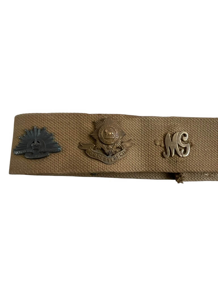 WW2 Canadian British P08 Souvenir Belt WW2 Canadian British P08 Souvenir Belt