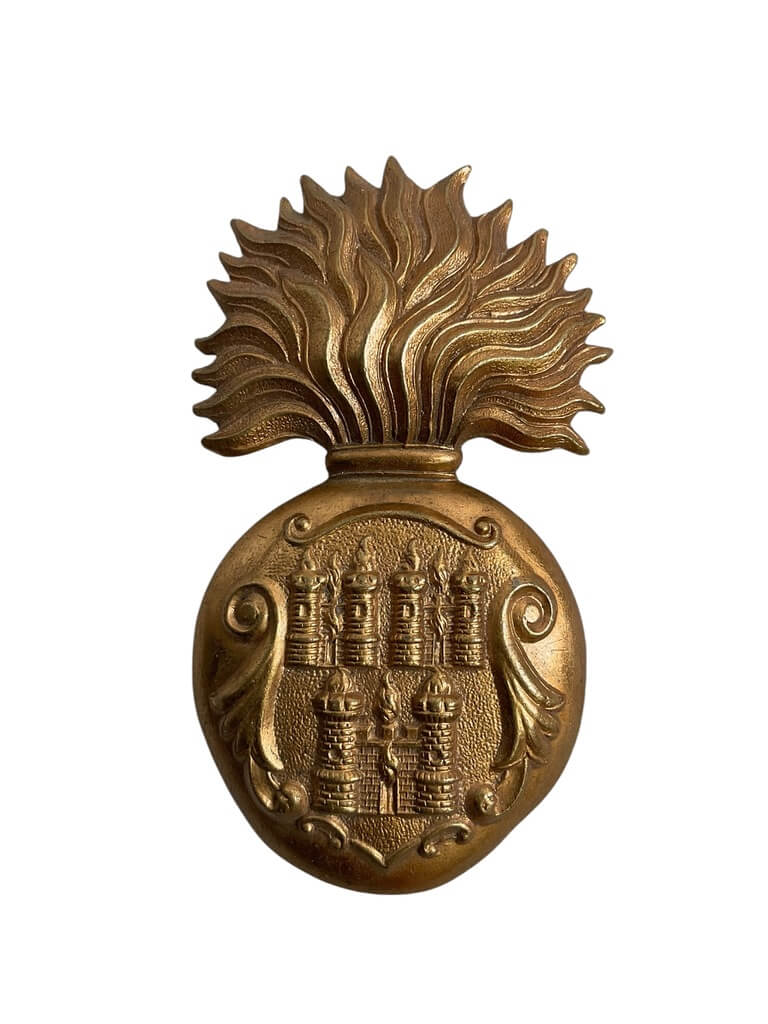 British Royal Dublin Fusiliers Glengarry Badge British Royal Dublin Fusiliers Glengarry Badge