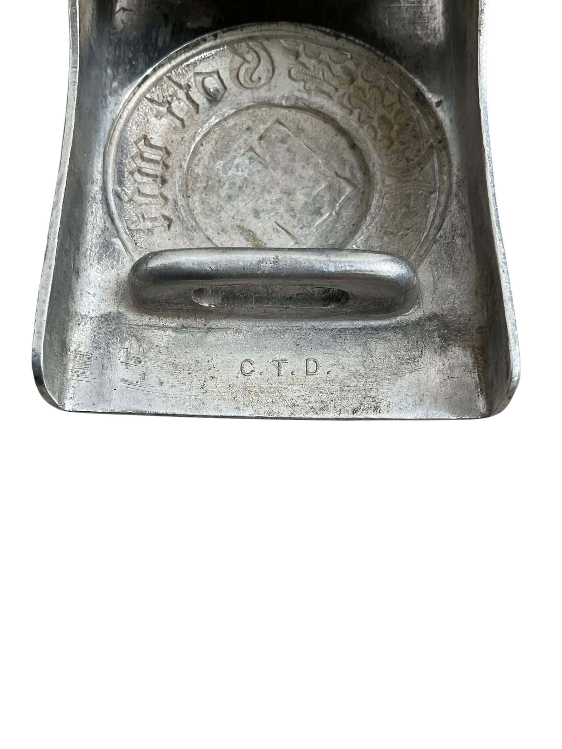 WW2 German Police Belt and Buckle Dated 1938 De-Nazified WW2 German Police Belt and Buckle Dated 1938 De-Nazified