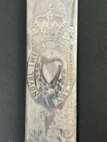 Victorian Royal Irish Constabulary Officers Sword with Scabbard Maker J Ireland and Sons Dublin